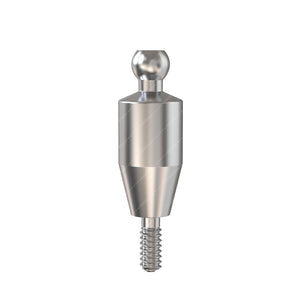 Straight Ball Attachment Narrow Platform (NP) - GDT Implants®️ Conical Compatible