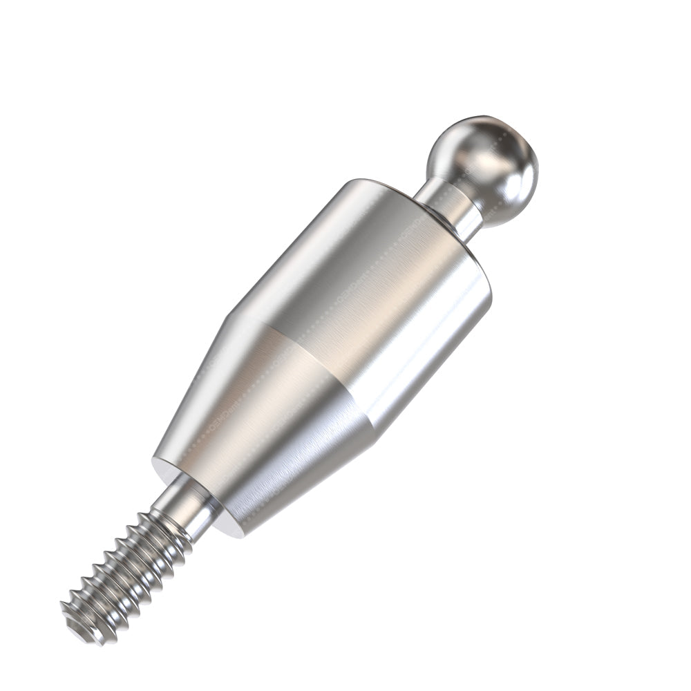 Straight Ball Attachment Narrow Platform (NP) - GDT Implants®️ Conical Compatible