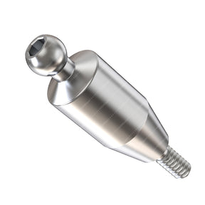 Straight Ball Attachment Narrow Platform (NP) - GDT Implants®️ Conical Compatible