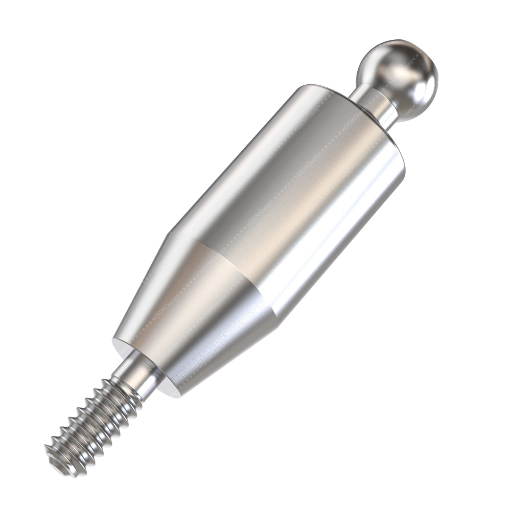 Straight Ball Attachment Narrow Platform (NP) - GDT Implants®️ Conical Compatible