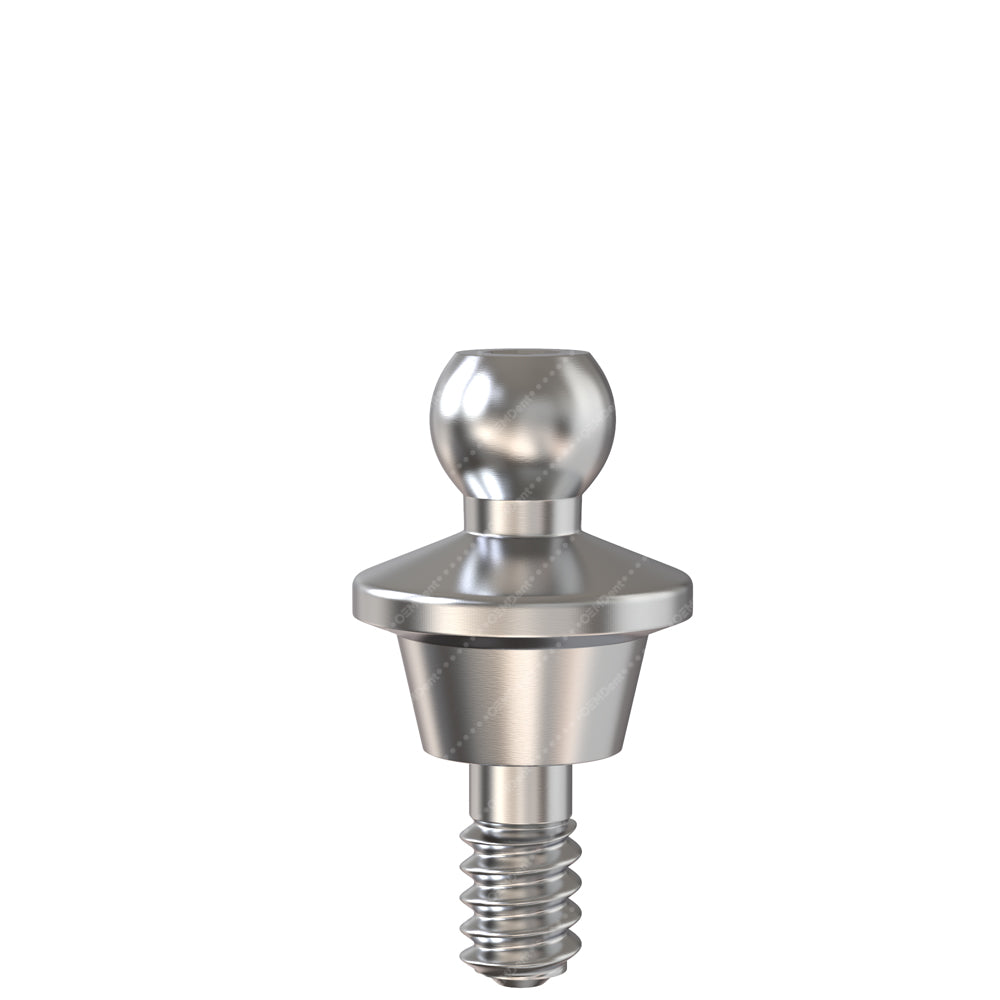 Straight Ball Attachment Regular Platform (RP) - GDT Implants®️ Conical Compatible