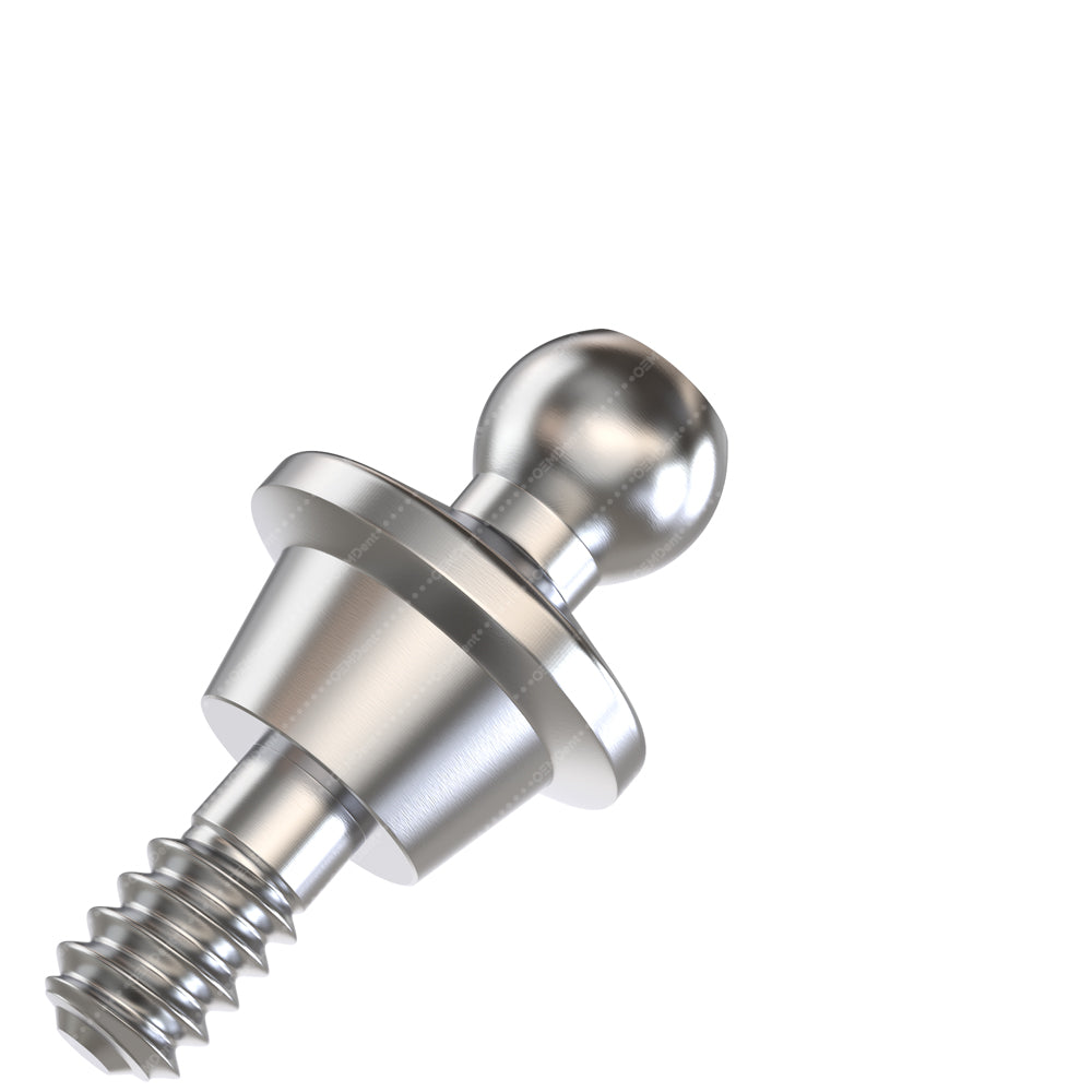 Straight Ball Attachment Regular Platform (RP) - Implant Direct Interactive®️ Conical Compatible
