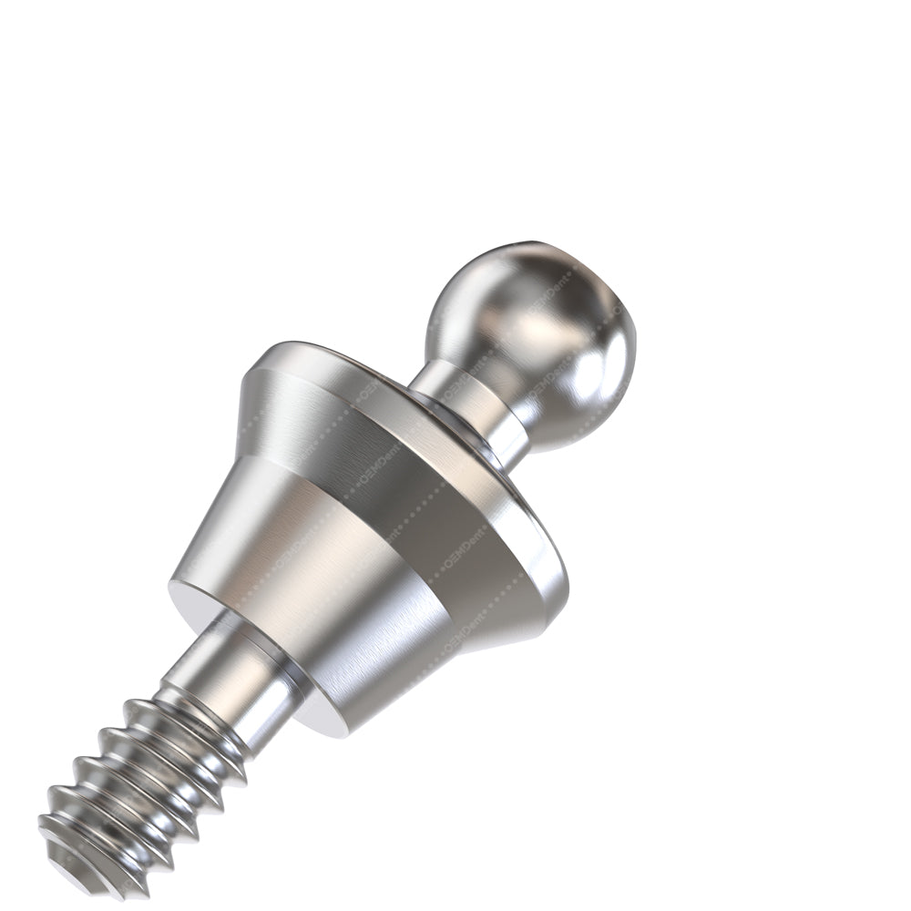 Straight Ball Attachment Wide Platform (WP) - ADIN CloseFit® Conical Compatible