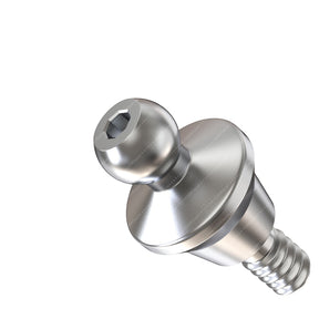 Straight Ball Attachment Regular Platform (RP) - GDT Implants®️ Conical Compatible