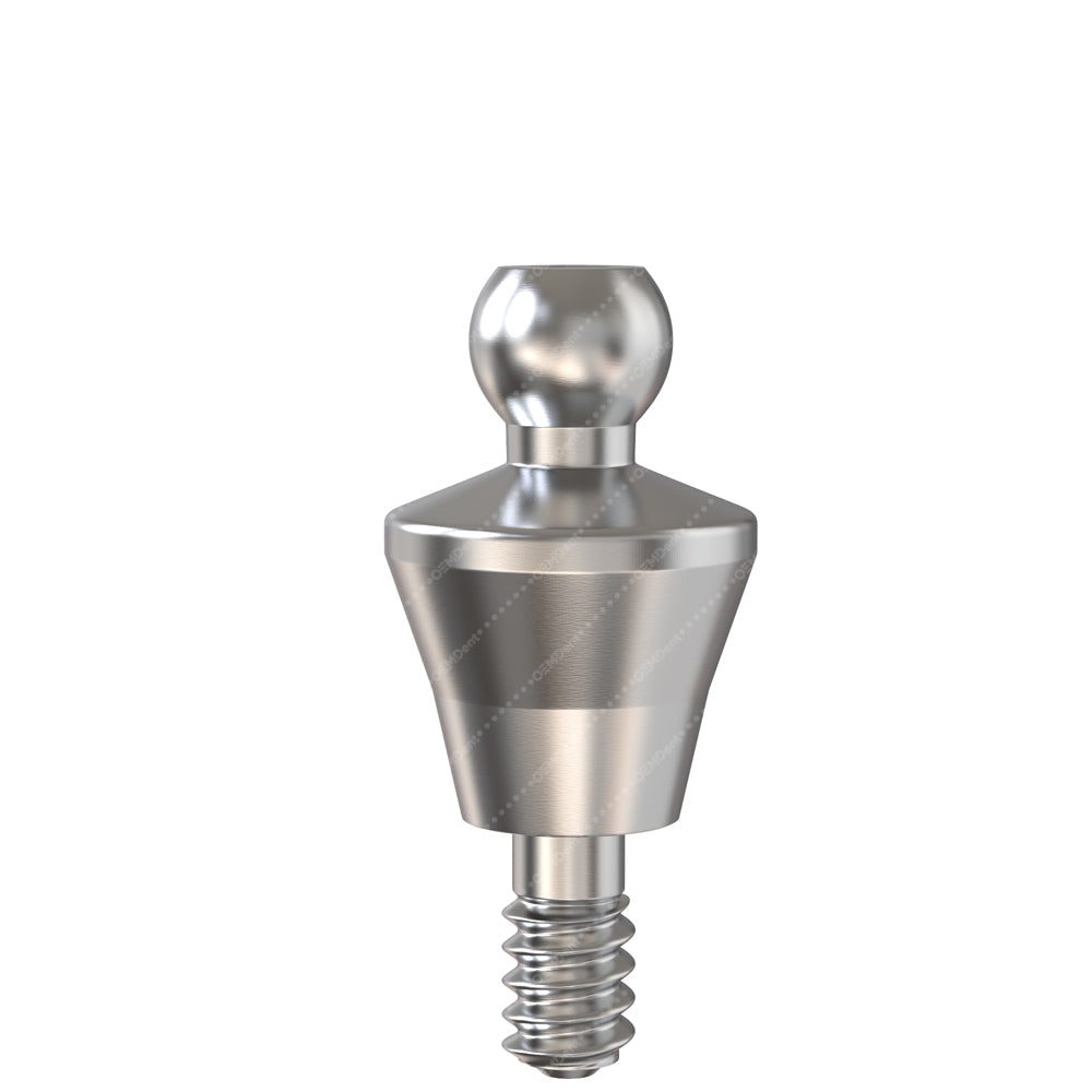 Straight Ball Attachment Regular Platform (RP) - GDT Implants®️ Conical Compatible