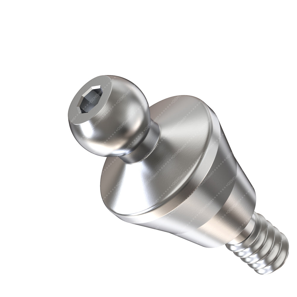 Straight Ball Attachment Regular Platform (RP) - Implant Direct Interactive® Conical Compatible