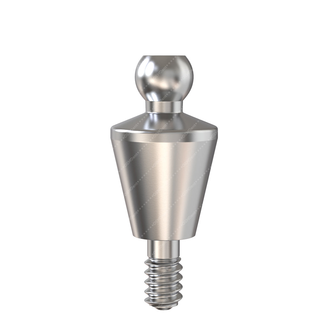 Straight Ball Attachment Regular Platform (RP) - GDT Implants®️ Conical Compatible