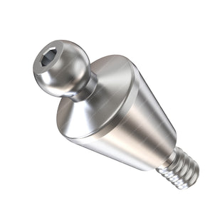 Straight Ball Attachment Regular Platform (RP) - GDT Implants®️ Conical Compatible