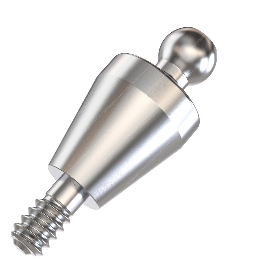 Straight Ball Attachment Regular Platform (RP) - GDT Implants®️ Conical Compatible