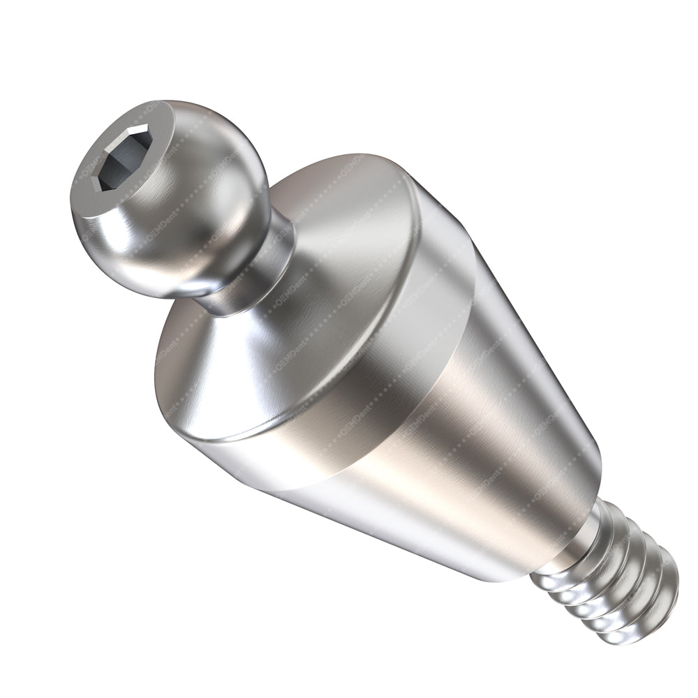 Straight Ball Attachment Regular Platform (RP) - GDT Implants®️ Conical Compatible