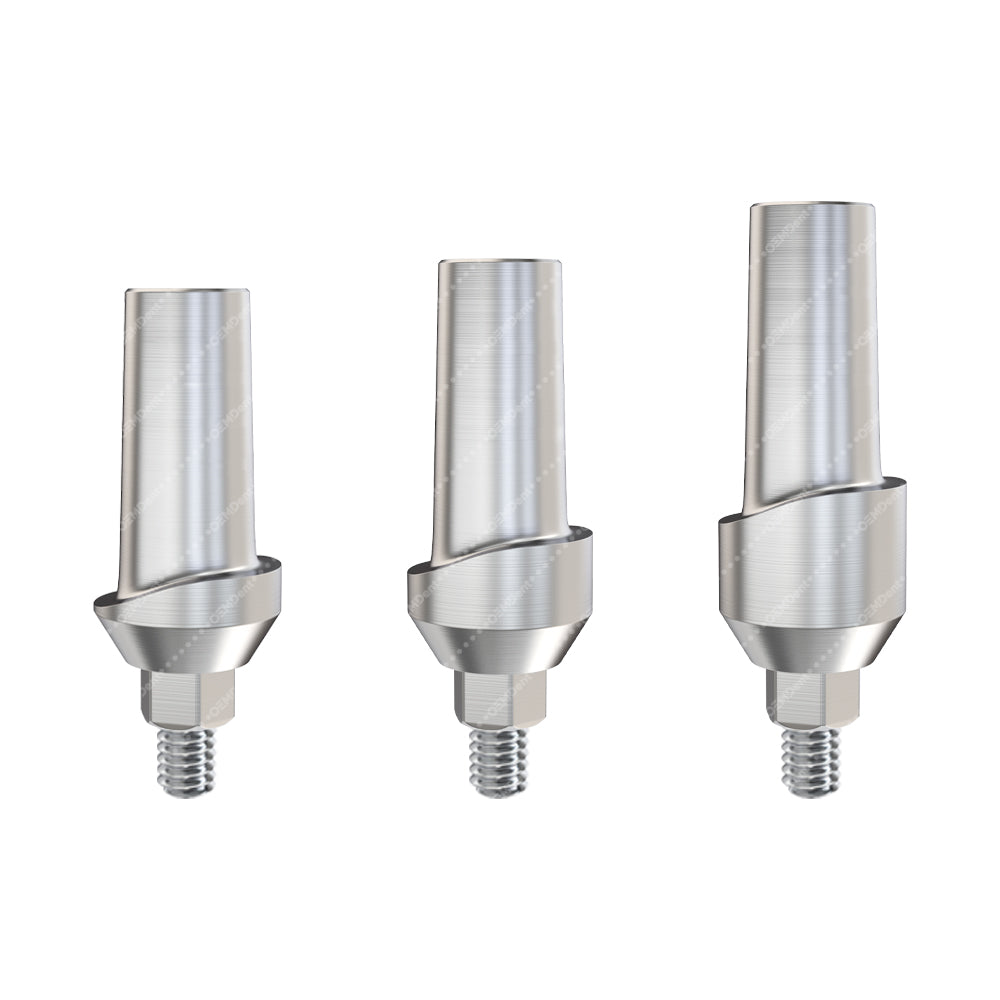 Straight Anatomic Abutment - AB Dent® Internal Hex Compatible
