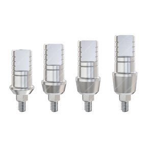 Straight Shoulder Abutment Wide Platform - GDT Implants® Internal Hex Compatible