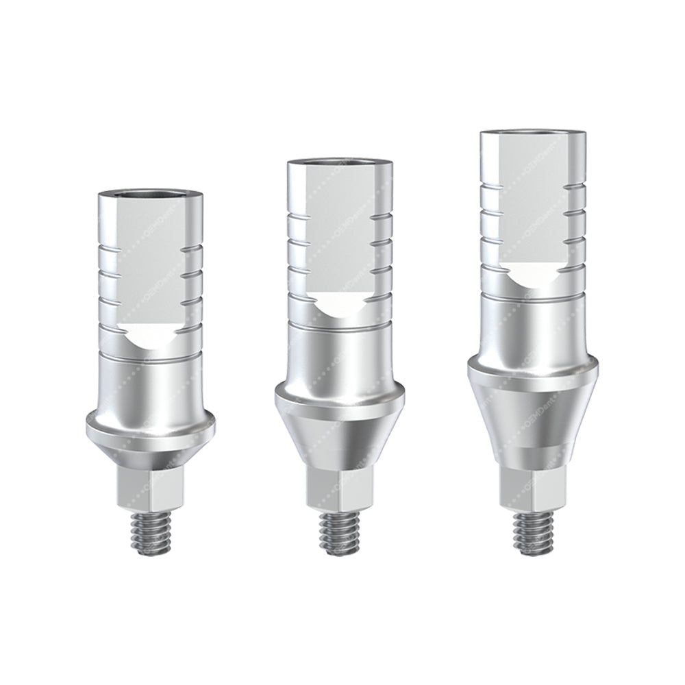 Straight Shoulder Abutment Ø4.0mm Regular Platform (RP) - Implant Direct Interactive®️ Conical Compatible
